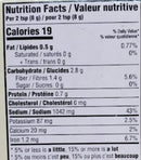 The Nutrition Facts of Naseem Fish Masala 