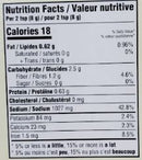 The Nutrition Facts of Naseem Murgh Cholay Masala 