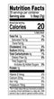 The Nutrition Facts of National Curry Powder 