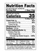 The Nutrition Facts of National Tangy Tamarind Chutney Sauce 