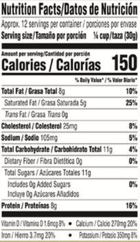 The Nutrition Facts of Nestle Nido Dry Whole Milk Big