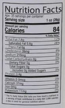 The Nutrition Facts of Nordex Piknik White Cheese 