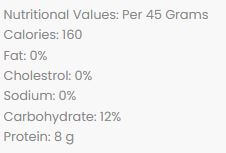 The Nutrition Facts of Nur Jahan Sella Basmati Rice