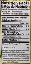 The Nutrition Facts of OKF Aloe Vera King Pineapple