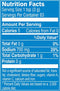 The Nutrition Facts of PODRAVKA Vegeta All Purpose Seasoning Mix 