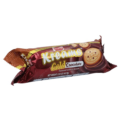 Parle Kreams Gold Chocolate Biscuits MirchiMasalay