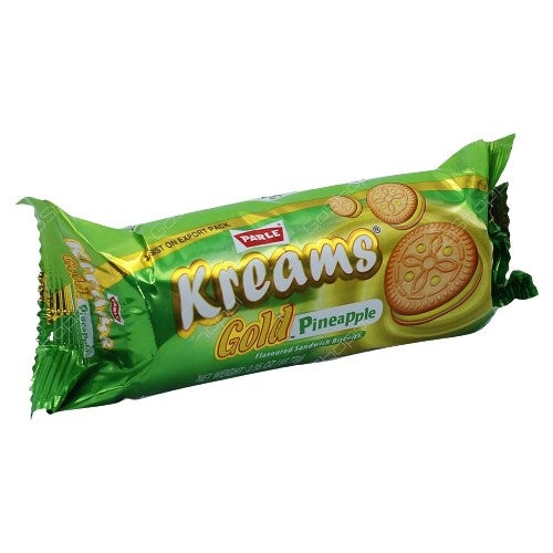 Parle Kreams Gold Pineapple Biscuits MirchiMasalay