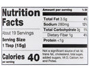 The Nutrition Facts of Patak's Curry Paste (Hot) 