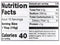 The Nutrition Facts of Patak's Curry Paste (Mild) 