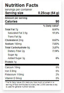 The Nutrition Facts of Patak's korma Curry Simmer Sauce ( Rich Creamy Coconut- Mild) 