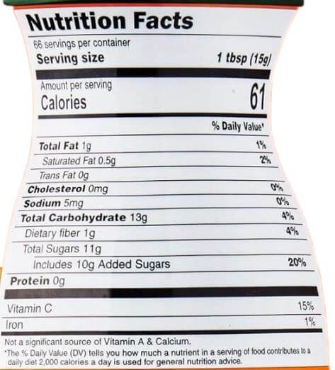 The Nutrition Facts of Patanjali Chyawanprash