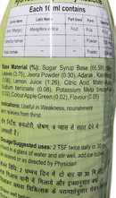 The Nutrition Facts of Patanjali Mango Panna 