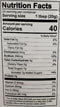 The Nutrition Facts of Patel's Fresh Kitchen Masala Ketchup 