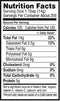 The Nutrition Facts of Penola Peanut Oil