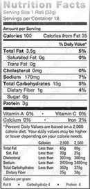The Nutrition Facts of Phulka Fresh Uncooked Phulkas 
