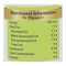 The Nutrition Facts of Priya Green Chilli Pickle (Without Garlic) 