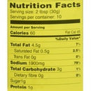 The Nutrition Facts of Priya Mango Avakaya (With Garlic) 