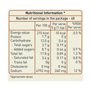 The Nutrition Facts of Priya Mango Ginger (Without Garlic) 