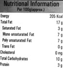 The Nutrition Facts of Priya Mango Thokku (Without Garlic) 