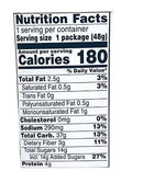 The Nutrition Facts of Quaker Oats
