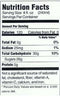 The Nutrition Facts of Quice Apple Drink Small