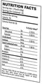 The Nutrition Facts of Quick Tea Ginger Instant Chai 20 Pouches