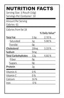 The Nutrition Facts of Quick Tea Madras Coffee Instant Chai 10 Pouches