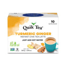 Quick Tea Turmeric Ginger Instant Chai 10 Pouches
