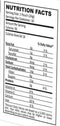 The Nutrition Facts of Quick Tea Turmeric Ginger Instant Chai 10 Pouches