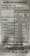 The Nutrition Facts of RM Palak Paneer - No Onion or Garlic 