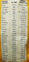 The Nutrition Facts of Rasna Fruit Plus Pineapple Drink 
