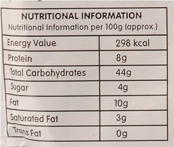 The Nutrition Facts of Rasoi Magic Chana Masala 