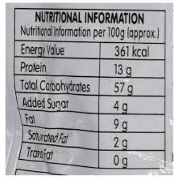 The Nutrition Facts of Rasoi Magic Paneer Deewani Handi 