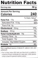 This is the Nutrition of Rehmat-e-Shereen Cashew Halwa.