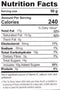 This is the Nutrition of Rehmat-e-Shereen Cashew Halwa.