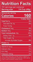 The Nutrition Facts of Royal Authentic Basmati Rice