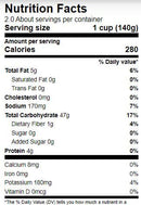 The Nutrition Facts of Royal Authentic Jasmine Rice