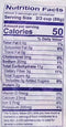 The Nutrition Facts of SNO Organic Vegetables