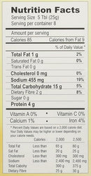 The Nutrition Facts of Sakthi Baji-Bonda Powder 