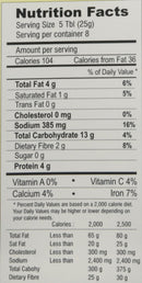The Nutrition Facts of Sakthi Fish Curry Masala 