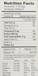 The Nutrition Facts of Sakthi Rasam Powder 