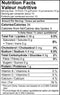 The Nutrition Facts of Shan Black Pepper Whole Pouch 