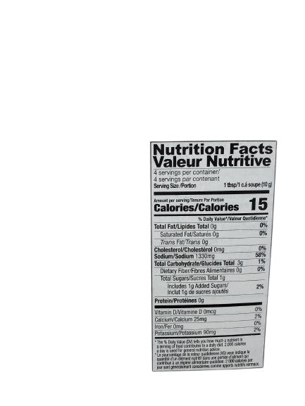 The Nutrition Facts of Shan Chinese egg fried rice 