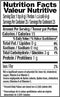 The Nutrition Facts of Shan Garlic Powder 