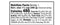 The Nutrition Facts of Shan Jalfrezi Sauce Shan Distribution Network