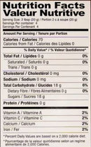 The Nutrition Facts of Shan Jelly Crystal Strawberry 