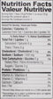 The Nutrition Facts of Shan Kabsa rice 