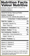 The Nutrition Facts of Shan Kunna 