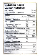 The Nutrition Facts of Sher Besan Flour