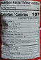 The Nutrition Facts of Slanty (Jalapeno) 